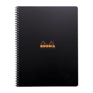Rhodiactive A4+ Black PP ruled 80sh 90g