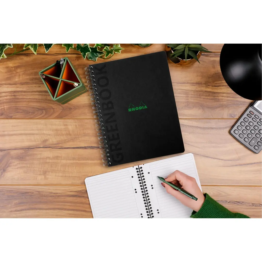 Rhodiactive Greenbook hardcover A5+ lined - Bild 2