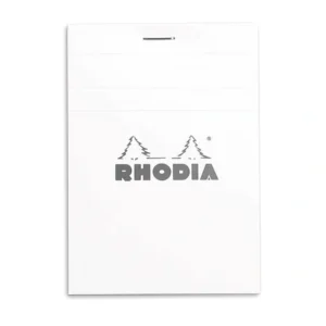 Rhodia head stapled pad white N°12 squar