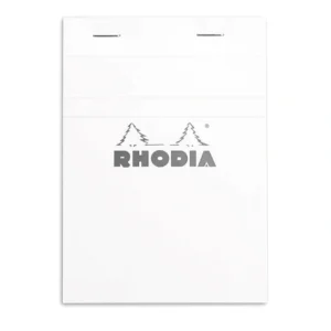 Rhodia head stapled pad white N°13 squar