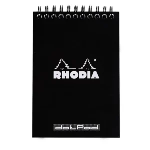 Rhodia NotePad wire black A6 dot