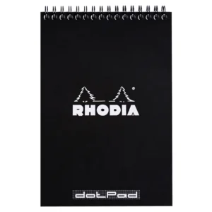 Rhodia NotePad wire black A5 dot