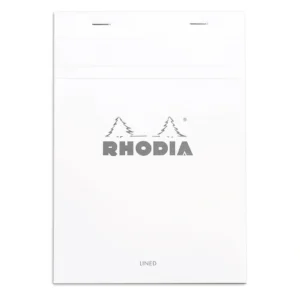 Rhodia head stapled pad white N°16 ruled