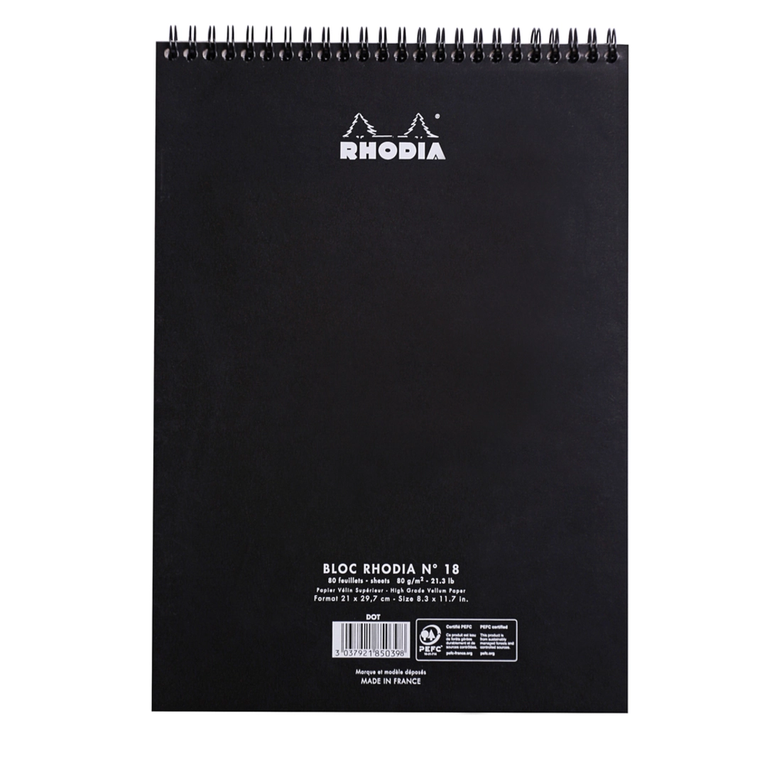Rhodia NotePad wire black A4 dot - Bild 3