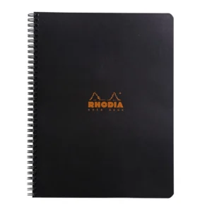 Rhodia NoteBook wire black A4+ squared