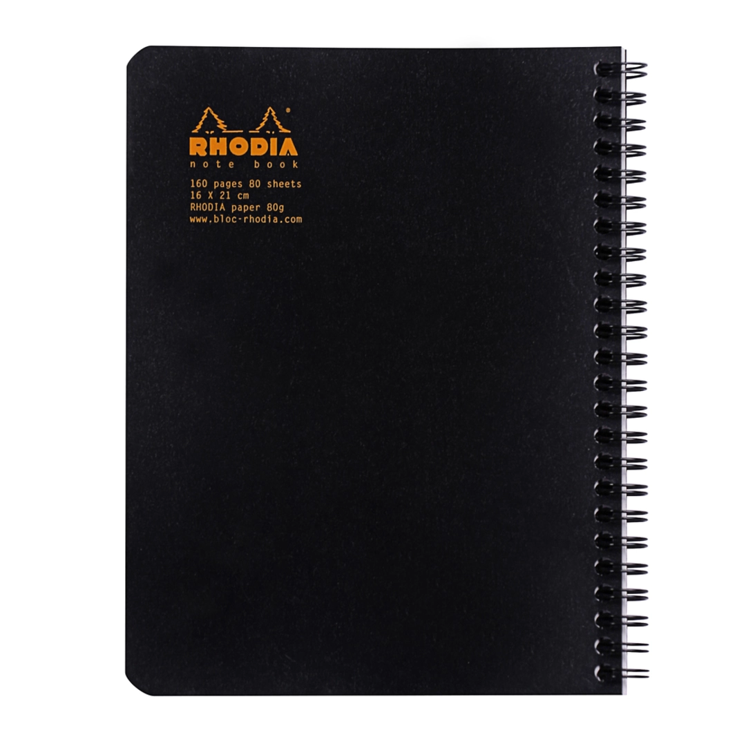 Rhodia NoteBook wire black A5+ dot - Bild 3