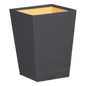Rhodiarama waste bin Titanium