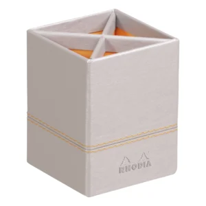Rhodiarama Pencil holder Silver 8x8x11
