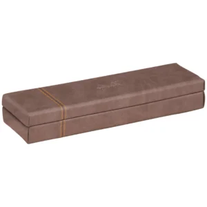 Rhodiarama pencil box 21x5,5x3cm Chocolate