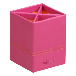 Rhodiarama Pencil holder Raspberry 8x8x11