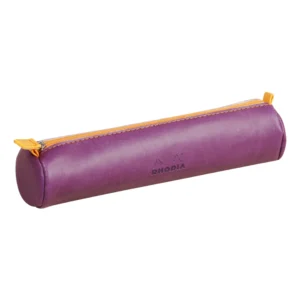 Rhodiarama round pencil case Purple