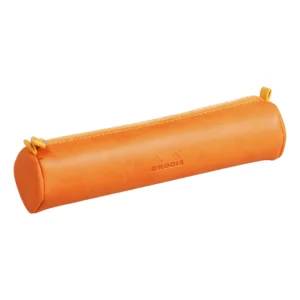 Rhodiarama round pencil case Tangerine