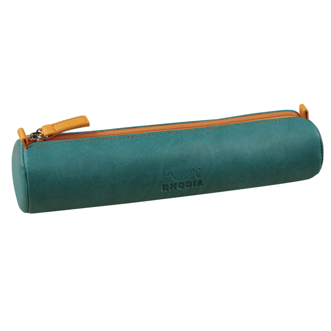 Rhodiarama round pencil case peacock