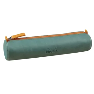 Rhodiarama round pencil case aqua