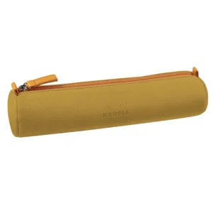 Rhodiarama round pencil case gold