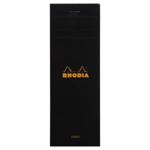 Rhodia head stapled pad black N°8 ruled