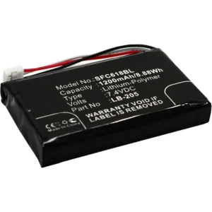 Rechargeable battery for Safescan 6165