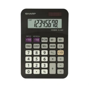 SHARP Bordsräknare EL-330FB svart