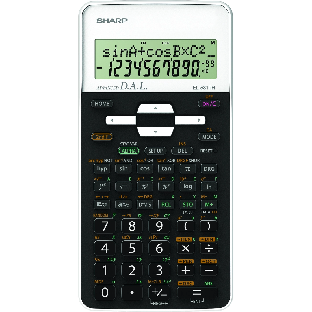 SHARP Teknisk räknare EL-531TH vit