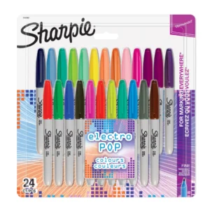 Sharpie Fine Electro Pop Ass.Blister-24