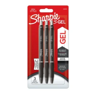 Sharpie S-Gel 0,7 mm 3-Blister Black