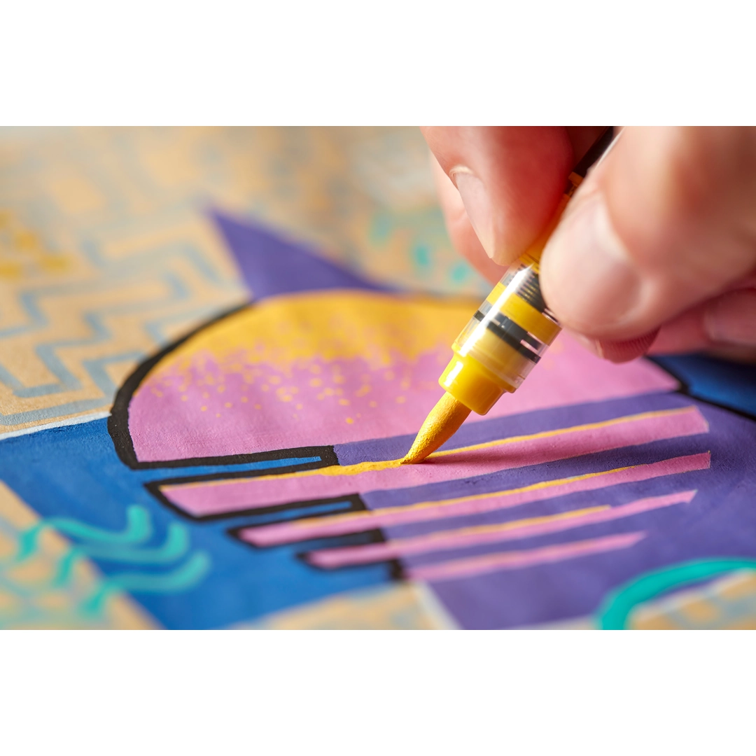 Sharpie Creative Acrylic Marker penselspets 5 färger i blist - Bild 2