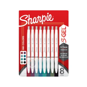Sharpie S-Gel 0,7 mm Assorted Colours 8-Blister