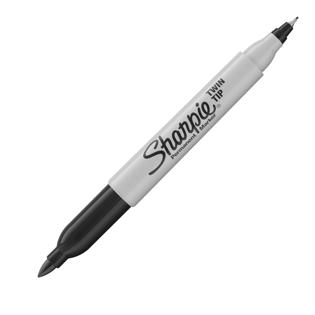 Sharpie Twin Tip EF/F svart - Bild 3