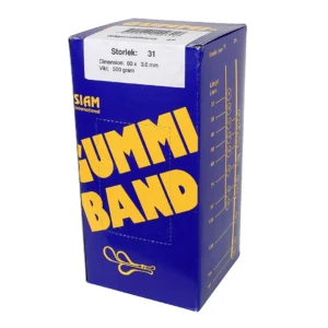 Gummiband nr. 31  60x3,0mm (500g)