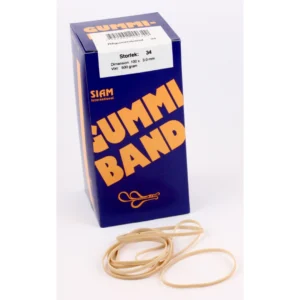 Gummiband nr. 34  100x3,0mm (500g)
