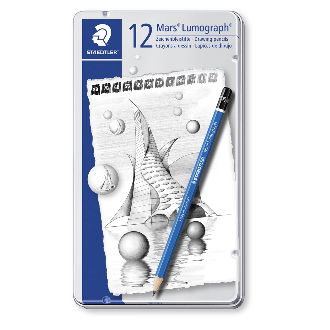 Blyertspenna Mars Lumograph ass (12)