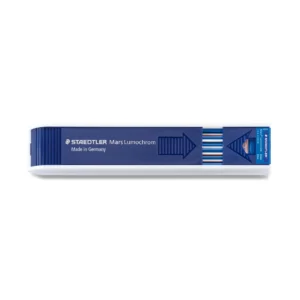 Blyertsreservstift Mars Lumochrom 2,0mm blå (12 stifter)