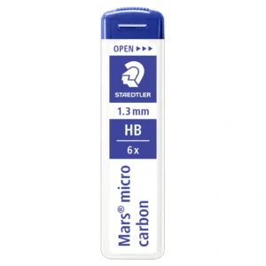 Blyertsreservstift Mars Micro 1,3mm HB (6 stifter)