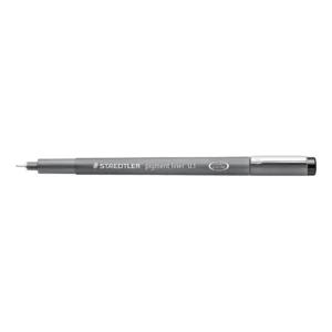 Fineliner pigment liner 0,1mm svart