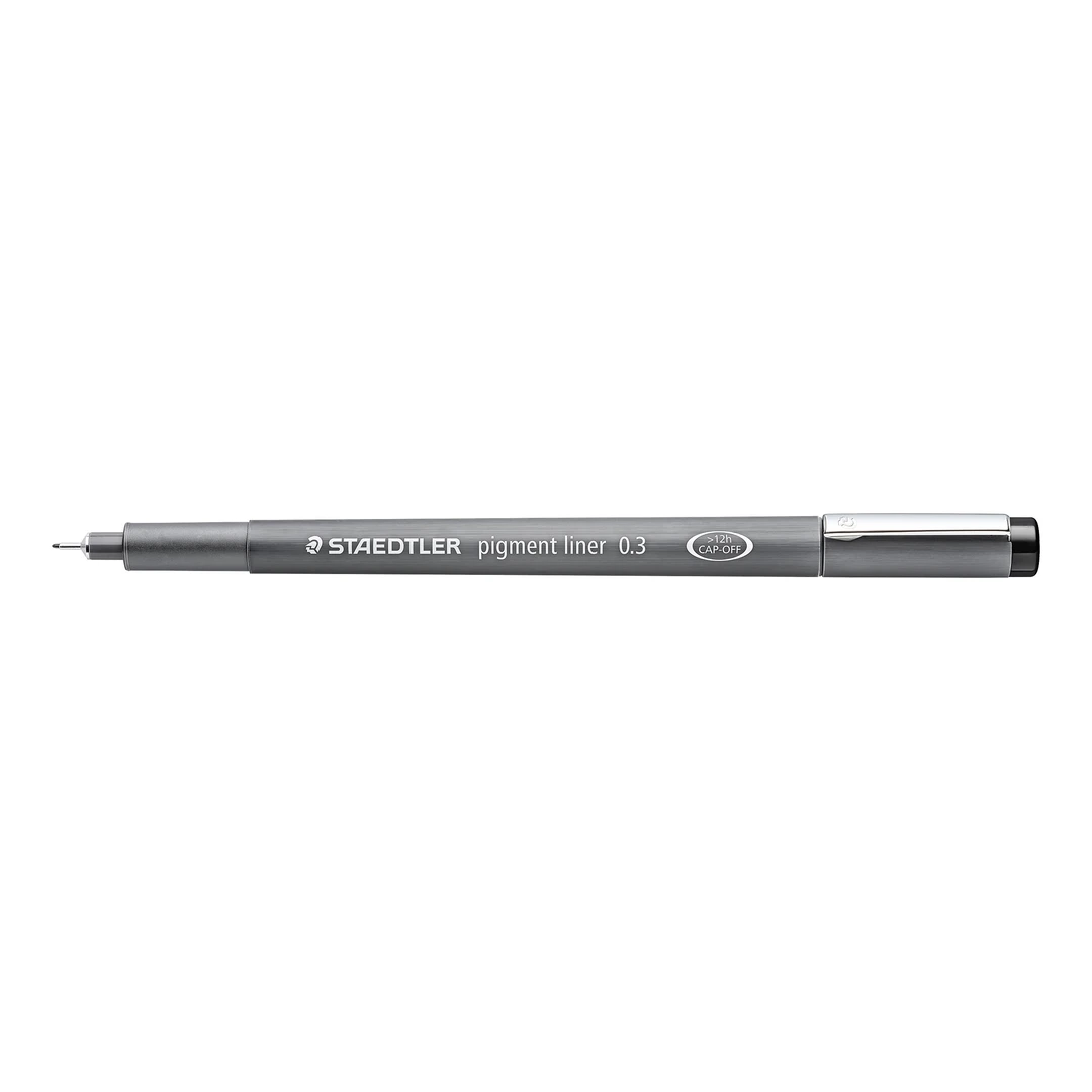 Fineliner pigment liner 0,3mm svart