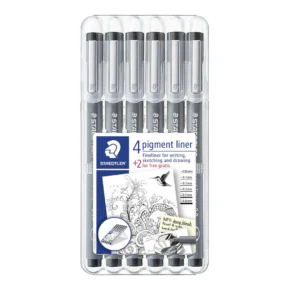 Fineliner pigment liner ass svart (6)