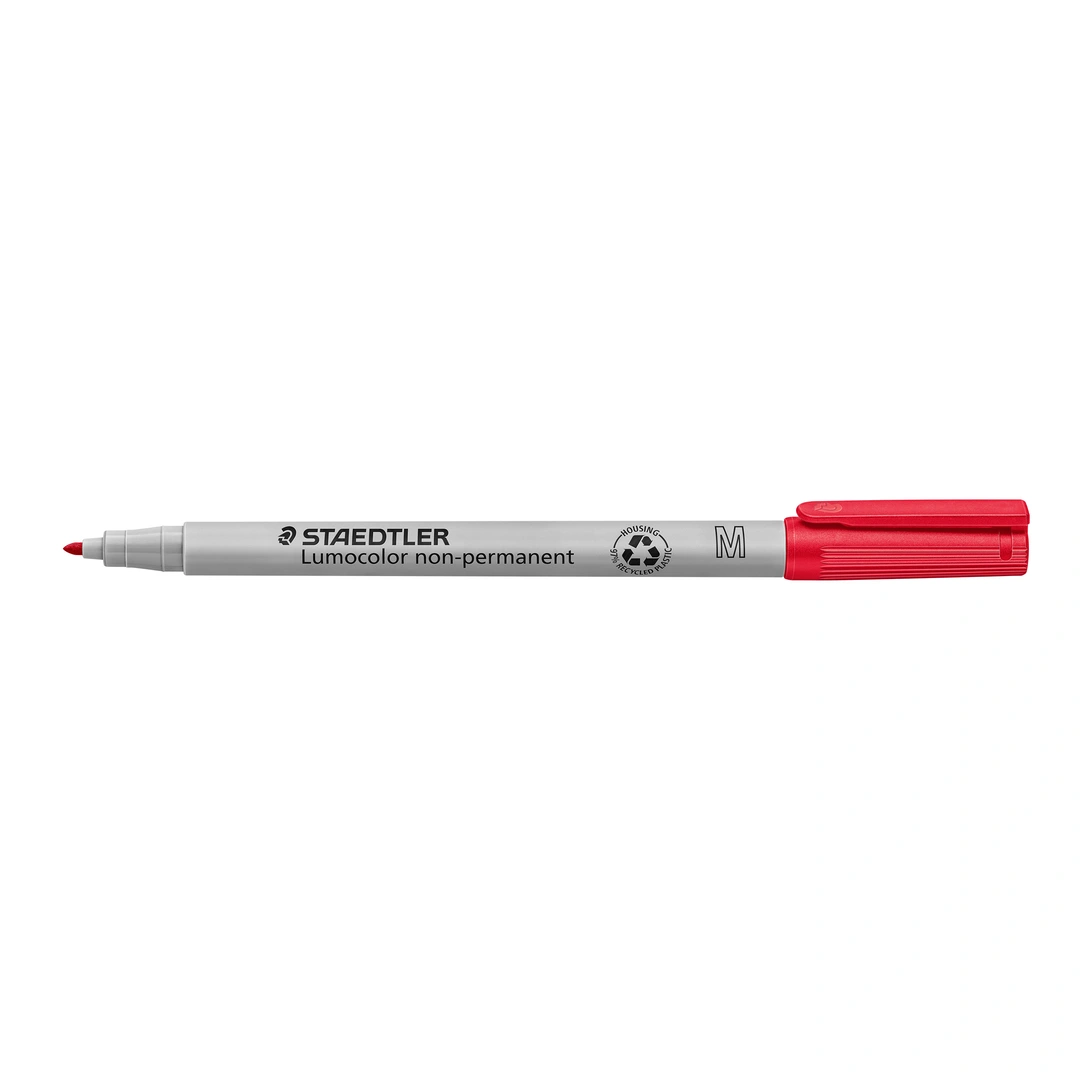 Märkpenna Lumocolor Non-P 1,0mm röd