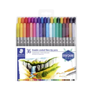 Fiberpennor med dubbel spets (36)