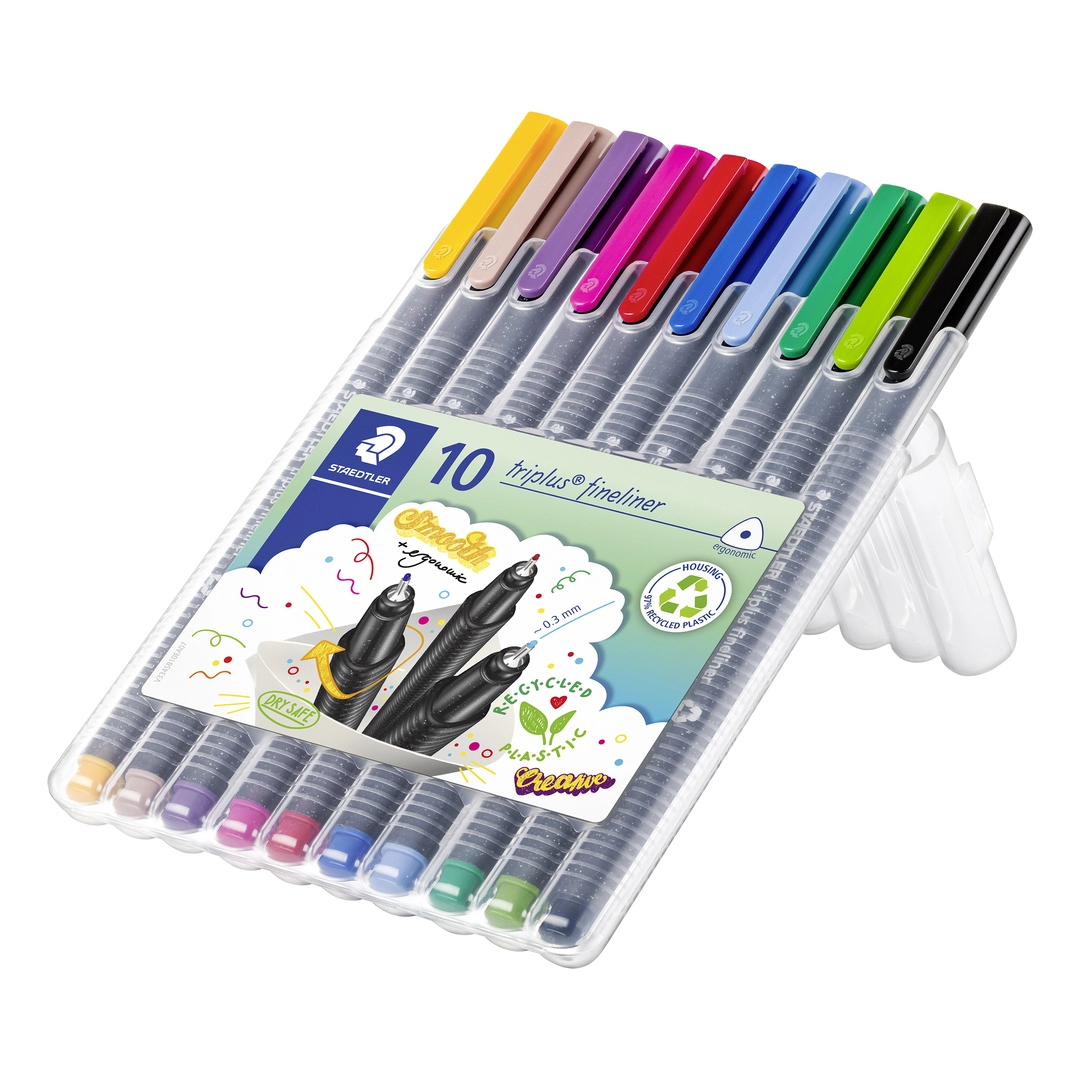Fineliner Triplus 0,3mm ass (10) - Bild 2