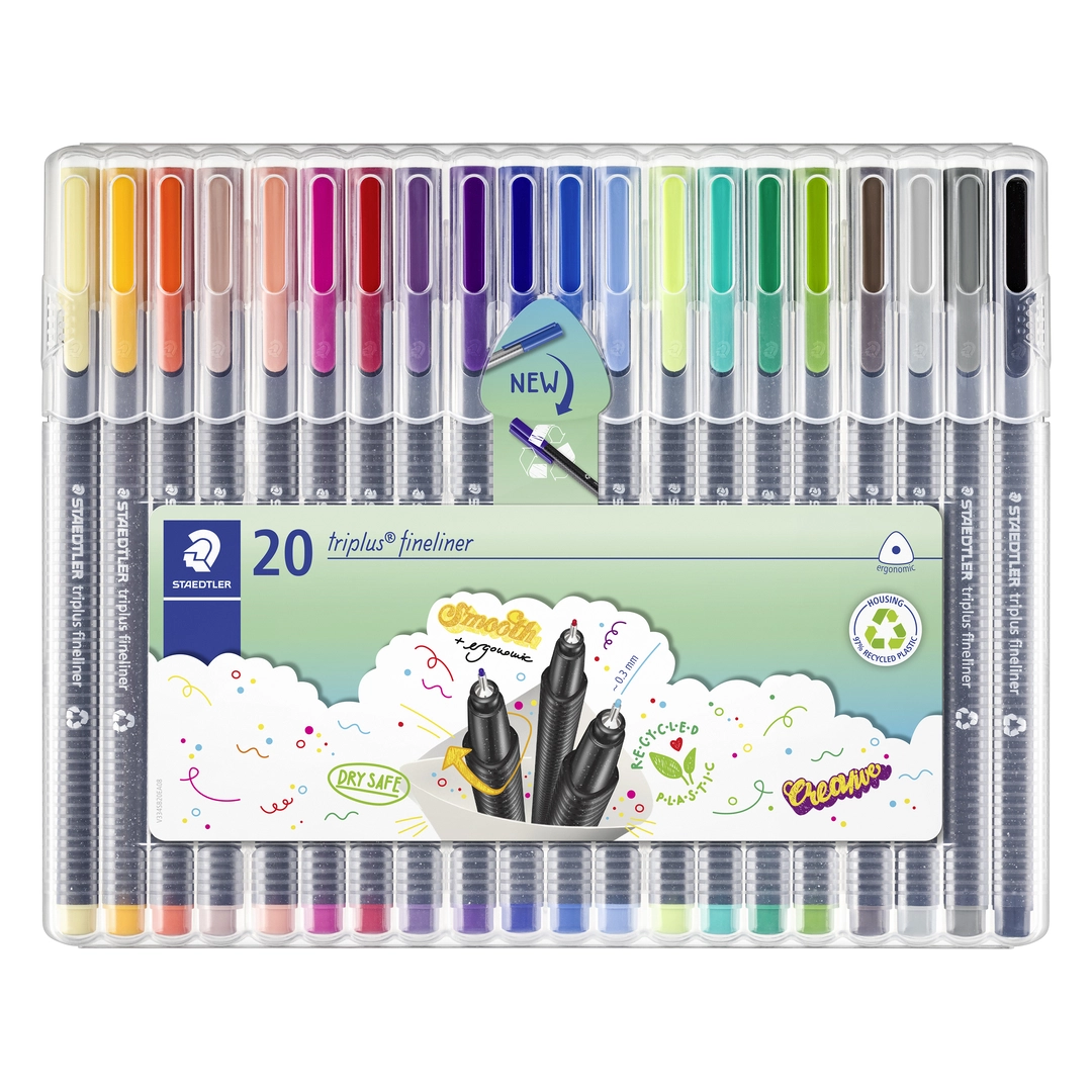 Fineliner Triplus 0,3mm ass (20)