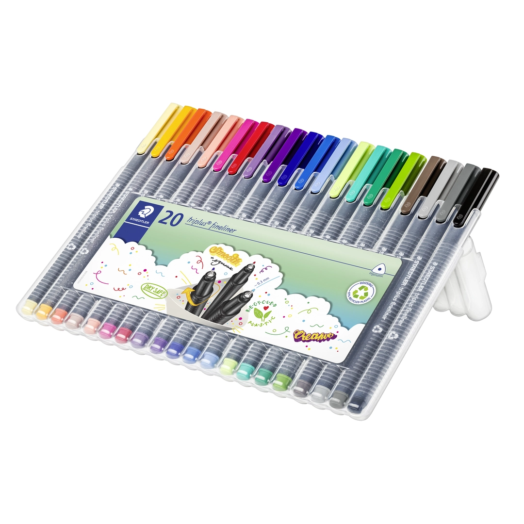 Fineliner Triplus 0,3mm ass (20) - Bild 2