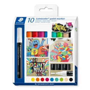 Lumocolor målarmarker 10 ass