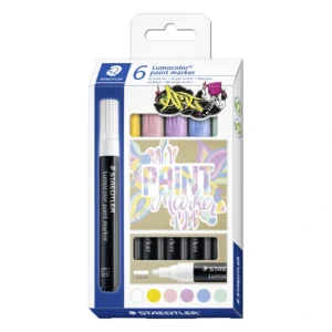 Lumocolor paintmarker 6 stk. ass