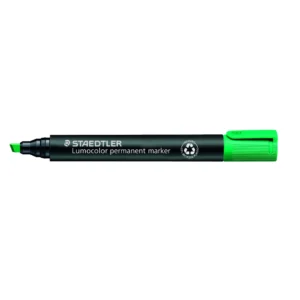 Märkpenna Lumocolor Perm snedskuren 2-5mm grön