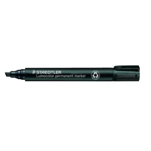 Märkpenna Lumocolor Perm snedskuren 2-5mm svart