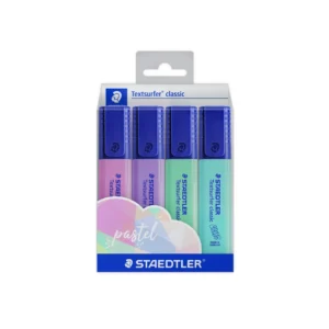 Överstrykningspenna Textsurfer Pastel line, 4 st. i etui (4)