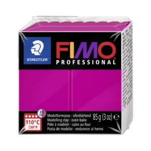 Modelleringslera Fimo prof 85g magenta