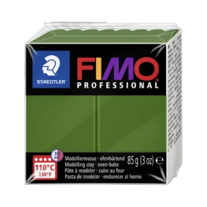 Modelleringslera Fimo prof 85g grön