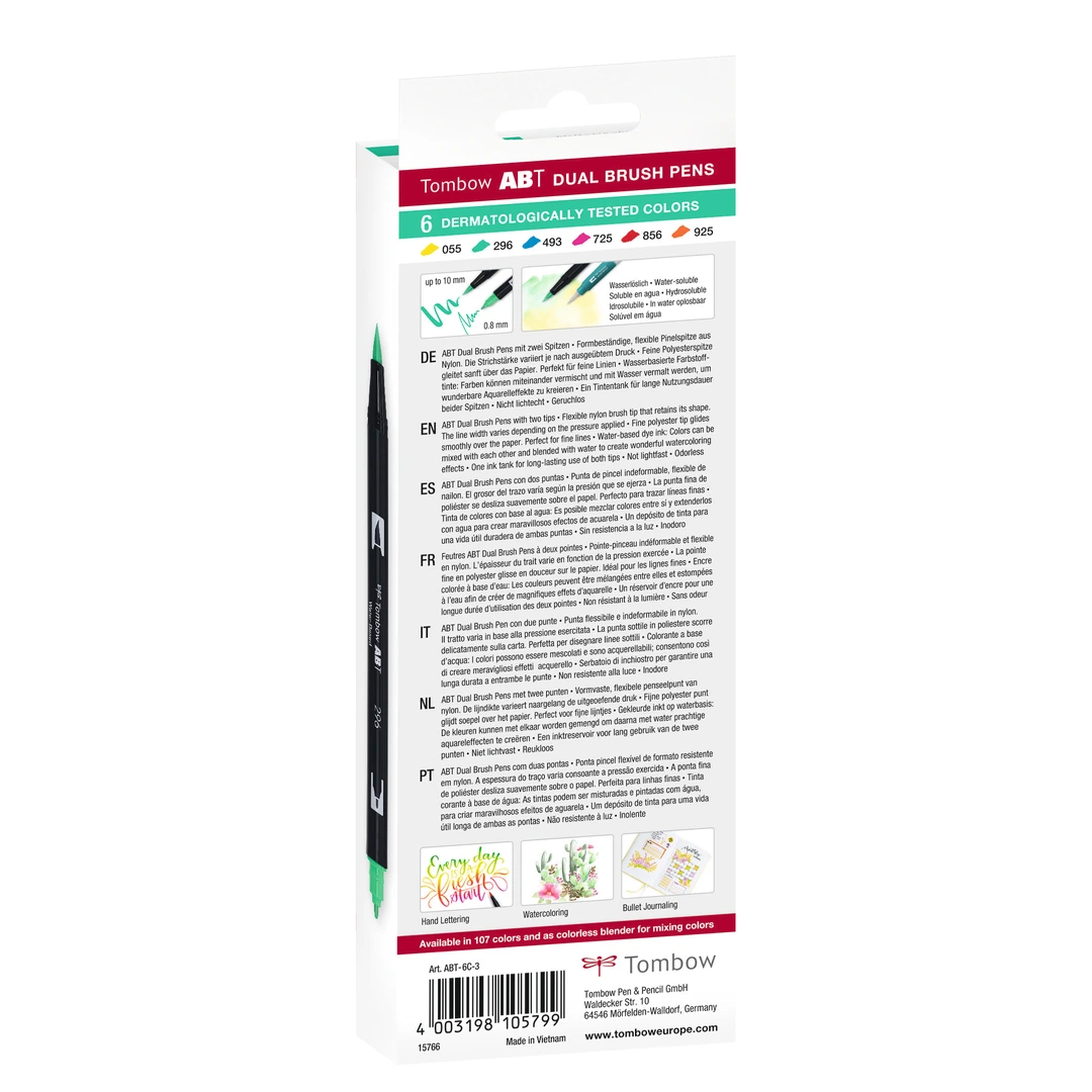 Tombow ABT Dual Brush 6C-3 Tattoos carton (6) - Bild 2