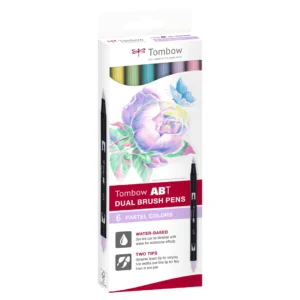 Tombow ABT Dual Brush 6C-2 Pastel carton (6)